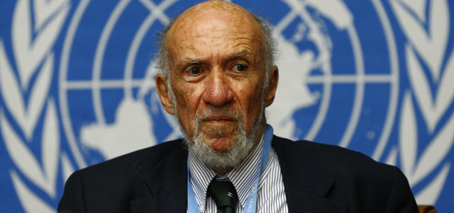 ريتشارد فولك: &laquo;الهجوم الإسرائيلي على غزة جاء في محيط من آذان دول لا تسمع، وعالم لا يأبه ولا يرى ولا يسمع&raquo;. أرشيفية