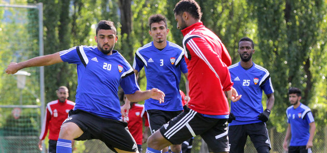 جدية وحماسة في تدريبات المنتخب خلال معسكره الحالي في النمسا. من المصدر