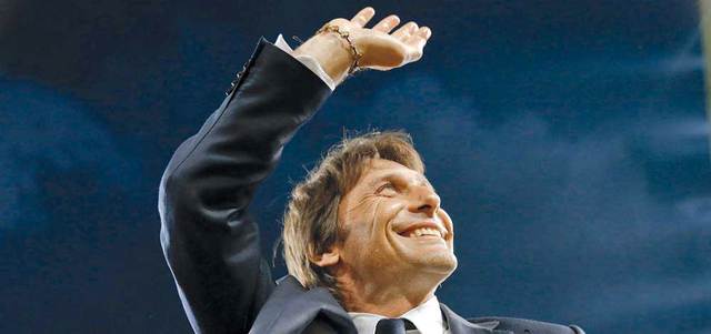 كونتي يخوض أول مباراة له مع إيطاليا بعد توليه الإدارة الفنية للآزوري. أرشيفية