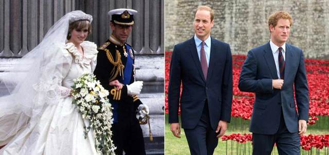 الأميران وليام وهاري. غيتي