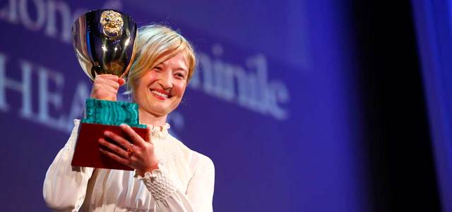 أفضل ممثلة ألبا روروتشر عن دورها في فيلم &laquo;قلوب جائعة&raquo;. رويترز