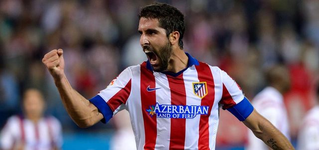 راؤول غارسيا تألق بشكل لافت في المباريات الأخيرة لأتلتيكو. أ.ف.ب