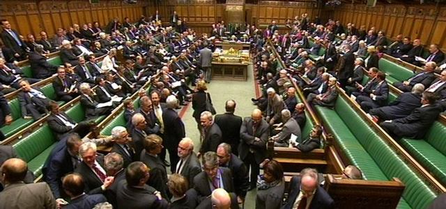 البرلمان البريطاني صوّت لمصلحة الاعتراف بالدولة الفلسطينية. د.ب.أ