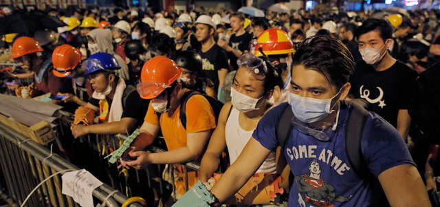التظاهرات مستمرة في هونغ كونغ. أرشيفية