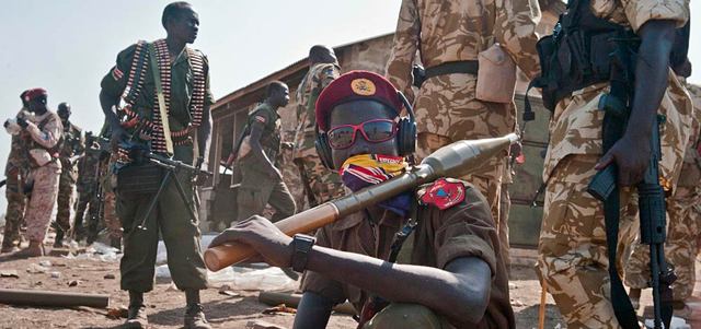 الحرب بين الفصائل المتناحرة في جنوب السودان تسببت في مقتل الآلاف على أسس عرقية في كثير من الأحيان. أرشيفية