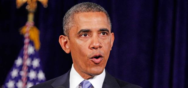 باراك أوباما وكل فريق إدارته لم يترددوا في إلقاء اللوم على حركة «حماس» وتحميلها مسؤولية بدء الحرب الإسرائيلية على غزة. أ.ب