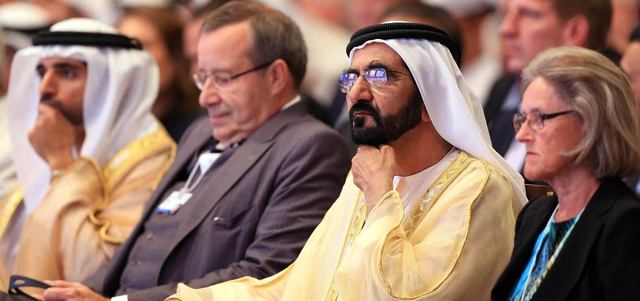 محمد بن راشد أعرب عن أمله إيجاد الحلول المناسبة لمشكلات العالم الاقتصادية والاجتماعية.