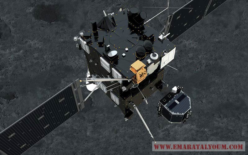 السطح: مظلم وجاف وملئ بالغبار والاحجار في كل مكان.