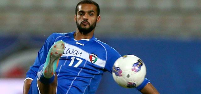 الأزرق يراهن على خبرة بدر المطوع في بطولات الخليج. أرشيفية