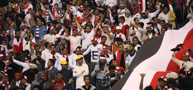 جماهير اليمن وقفت بقوة خلف منتخبها في الدور الأول. تصوير: إريك أرازاس
