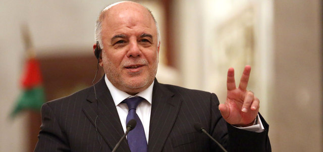 حيدر العبادي. أ.ب