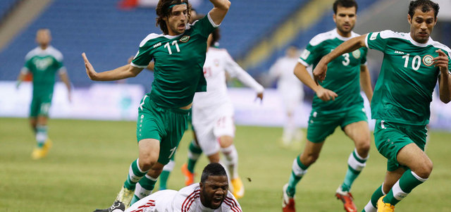 منتخب العراق ودع «خليجي 22» مبكراً وسيشارك يناير المقبل في كأس آسيا.رويترز