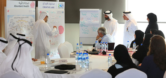 جانب من الجلسات بحضور عيسى الميدور.   من المصدر