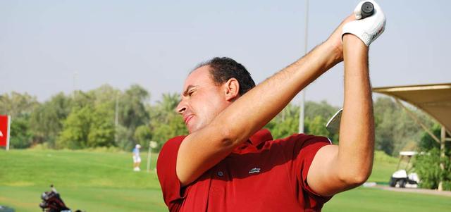 المغربي يونس الحساني يقدم أداء طيباً في البطولة. من المصدر