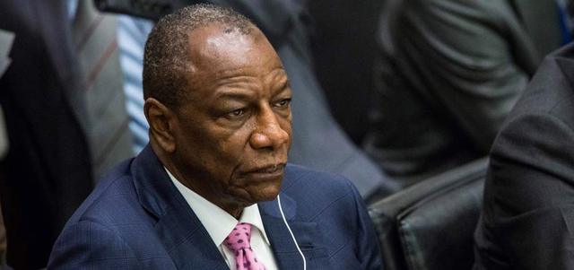 الرئيس ألفا كوندي.   غيتي