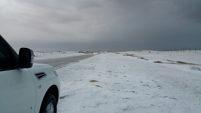 ثلوج في العين