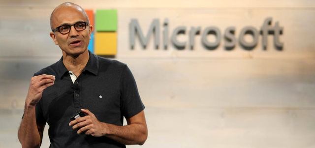 ناديلا يحاول تغيير مسار &laquo;مايكروسوفت&raquo; ليحد من اعتمادها على نظام التشغيل &laquo;ويندوز&raquo;. رويترز