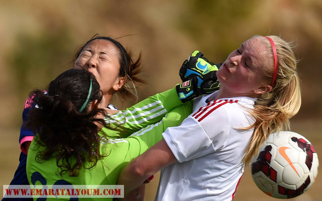 الصور من أ.ف.ب.