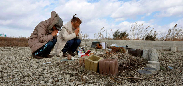 قتل 18 ألفاً و480 شخصاً في الزلزال و«تسونامي» اللذين ضربا اليابان في 2011، لكن لم يعثر إلا على نحو 2600 جثة.