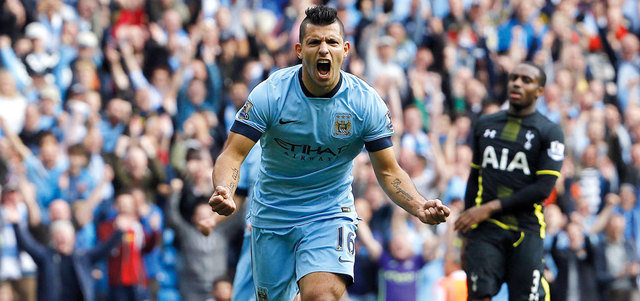 نجم‭ ‬سيتي‭ ‬الأرجنتيني‭ ‬أغويرو‭. ‬أ‭.‬ف‭.‬ب