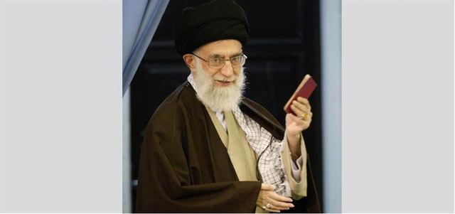 المرشد الأعلى،علي خامنئي.    غيتي