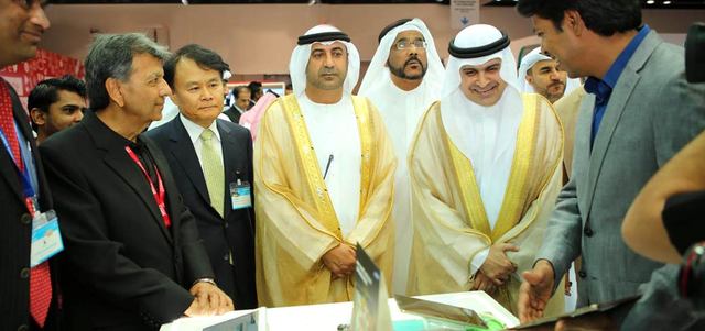 المدير العام لدائرة التنمية الاقتصادية في دبي سامي القمزي افتتح فعّاليات المعرض في مركز دبي التجاري. وام