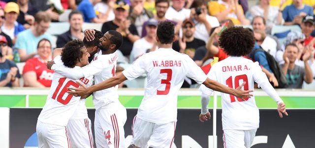 الأبيض يخوض تصفيات المونديال في المجموعة الأولى إلى جانب منتخبات السعودية وفلسطين وتيمور الشرقية وماليزيا. تصوير: أسامة أبوغانم