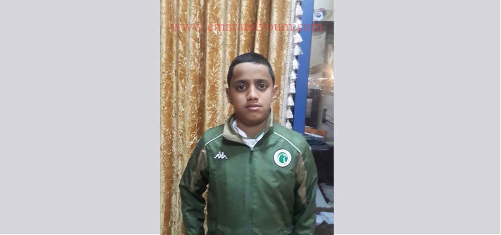 اللاعب سعيد درويش يلعب في صفوف الشباب منذ أن كان عمره 5 أعوام.