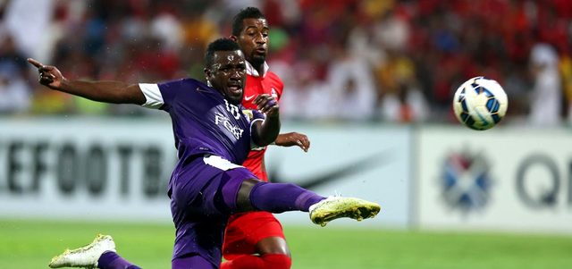 مباراة الذهاب بين الأهلي والعين انتهت بالتعادل السلبي. تصوير: أسامة أبوغانم