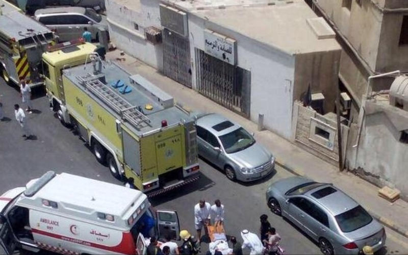 صور متداولة عبر الشبكات الاجتماعية للانفجار