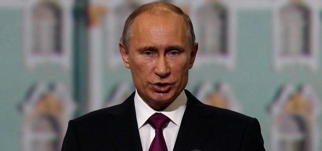 بوتين: إذا كان هناك دليل على أنه تم استخدام الأسلحة الكيماوية، وبالتحديد من قبل الجيش السوري، فإن هذا الدليل يجب تقديمه إلى مجلس الأمن الدولي. رويترز