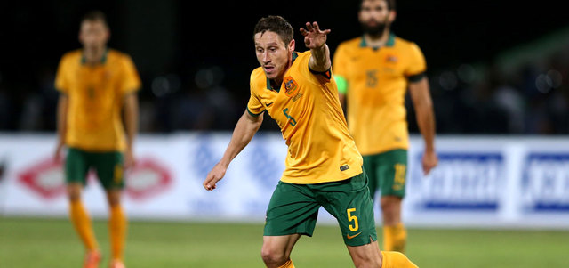 ميليجان قاد أستراليا للفوز بلقب بطولة الأمم الآسيوية. أ.ف.ب