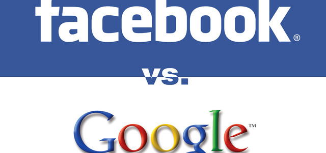 «غوغل» و«فيس بوك» تتنافسان في أكثر من ميدان.. منها إعلانات الأجهزة المحمولة والفيديو والبحث والواقع الافتراضي. أرشيفية