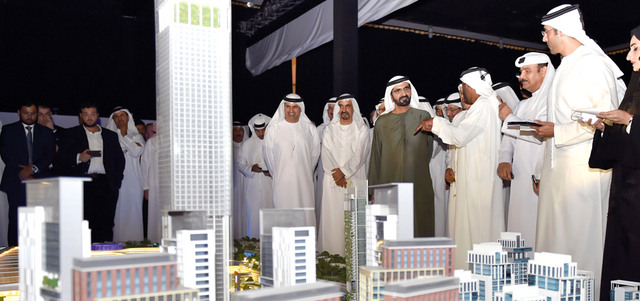 محمد بن راشد أكّد أن مشروع «ميدان ون» ينبئ بمستقبل سعيد ومشرق لدولة الإمارات. وام