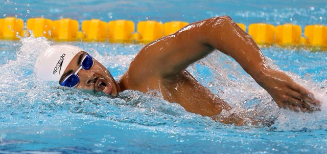 عبدالله حاتم تخصص في سباقات المسافات الطويلة التي تحتاج إلى قوة تحمُّل. من المصدر