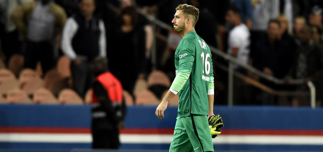 ليلة للنسيان لحارس سان جرمان الألماني كيفن تراب في لقاء بوردو الجمعة. أ.ف.ب