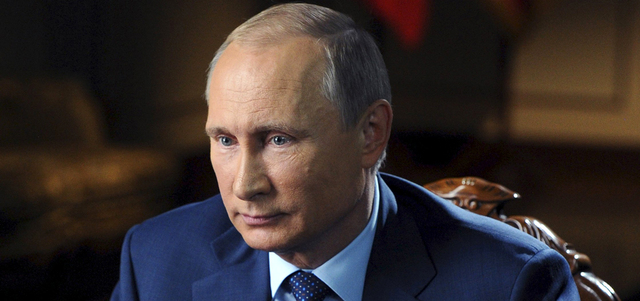 بوتين: لن نشارك في أي عمليات برية في سورية أو في أي دول أخرى، ولا نخطط لذلك. رويترز