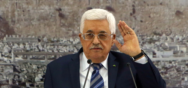 محمود عباس قاد المفاوضات مع الإسرائيليين والتي أدت إلى اتفاق أوسلو. غيتي