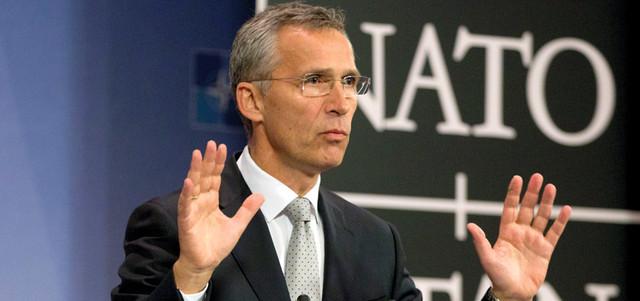 الأمين العام لحلف شمال الأطلسي ينس ستولتنبرغ: انتهاك المجال الجوي التركي من قِبَل مقاتلتين روسيتين «ليس عرضياً». أ.ب