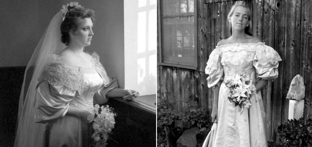 والدة أبيغايل وجدتها ترتديان الفستان نفسه. أرشيفية