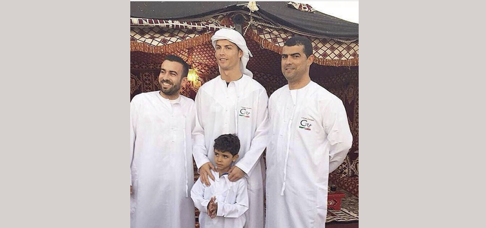 نجم كرة القدم البرتغالي "كريستيانو رونالدو"