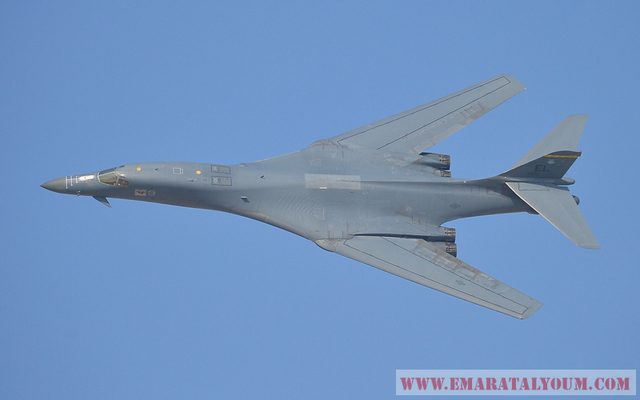 قاذفة القنابل الاستراتيجية b-1b  الاميركية، الاسرع من الصوت .