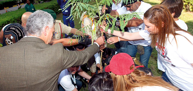 «شجرة الأمل» ترمز إلى الأمل في محاربة مرض السكري.  من المصدر