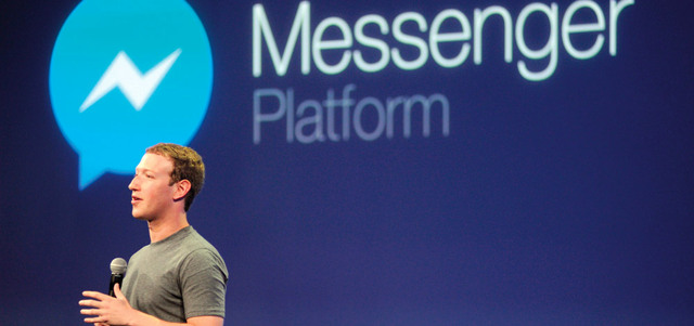 زوكربيرغ اعتبر «ماسنجر» إحدى خدمات «فيس بوك» الأسرع نمواً والأكثر أهمية لمستقبل الشركة. أرشيفية