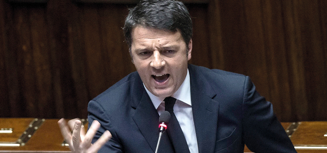 ماتيو رينزي: شركة إيطالية فازت في استدراج العروض لتدعيم سد الموصل وسنساعد الأميركيين في حمايته. إي.بي.إيه