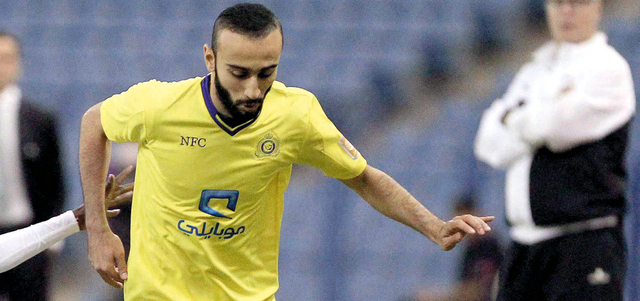 محمد السهلاوي أمل النصر لهز شباك الهلال اليوم. أ.ف.ب