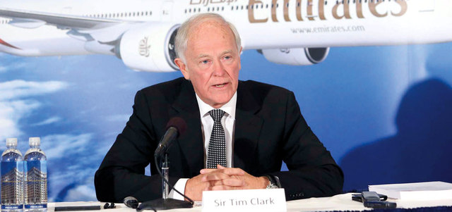 رئيس «طيران الإمارات»: تيم كلارك.