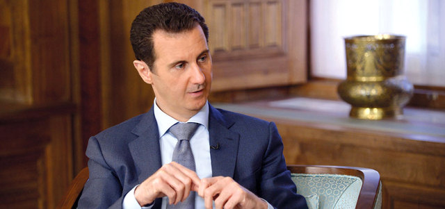 بشار الأسد: للدول الصديقة وفي مقدمتها إيران وروسيا دور مهم في رفد صمود السوريين وتحقيق الانتصارات.  إي.بي.إيه