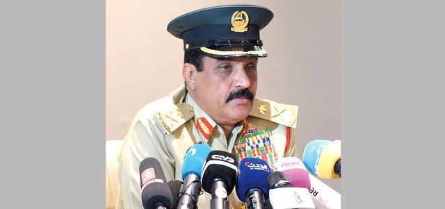 اللواء خميس مطر المزينة : القائد العام لشرطة دبي، رئيس لجنة إدارة الأزمات والكوارث