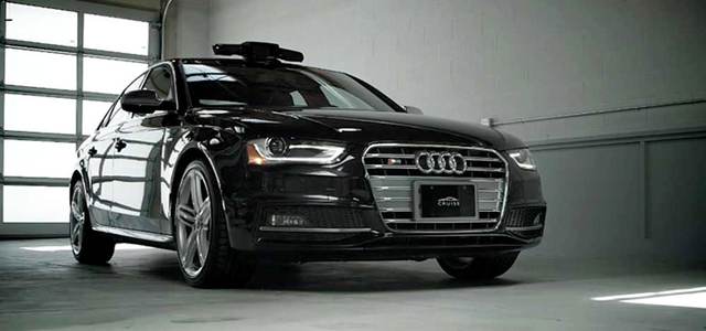 «كروز أوتوميشن» ابتكرت جهازاً يُمكن وضعه أعلى بعض طرز «أودي» لإتاحة نظام للقيادة الآلية. من المصدر